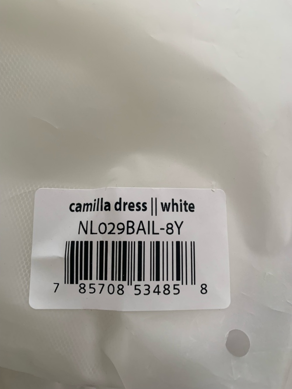 Camilla Flower Girl Dress in White - Picture 9 of 10